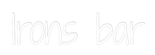 Custom Neon: Irons bar