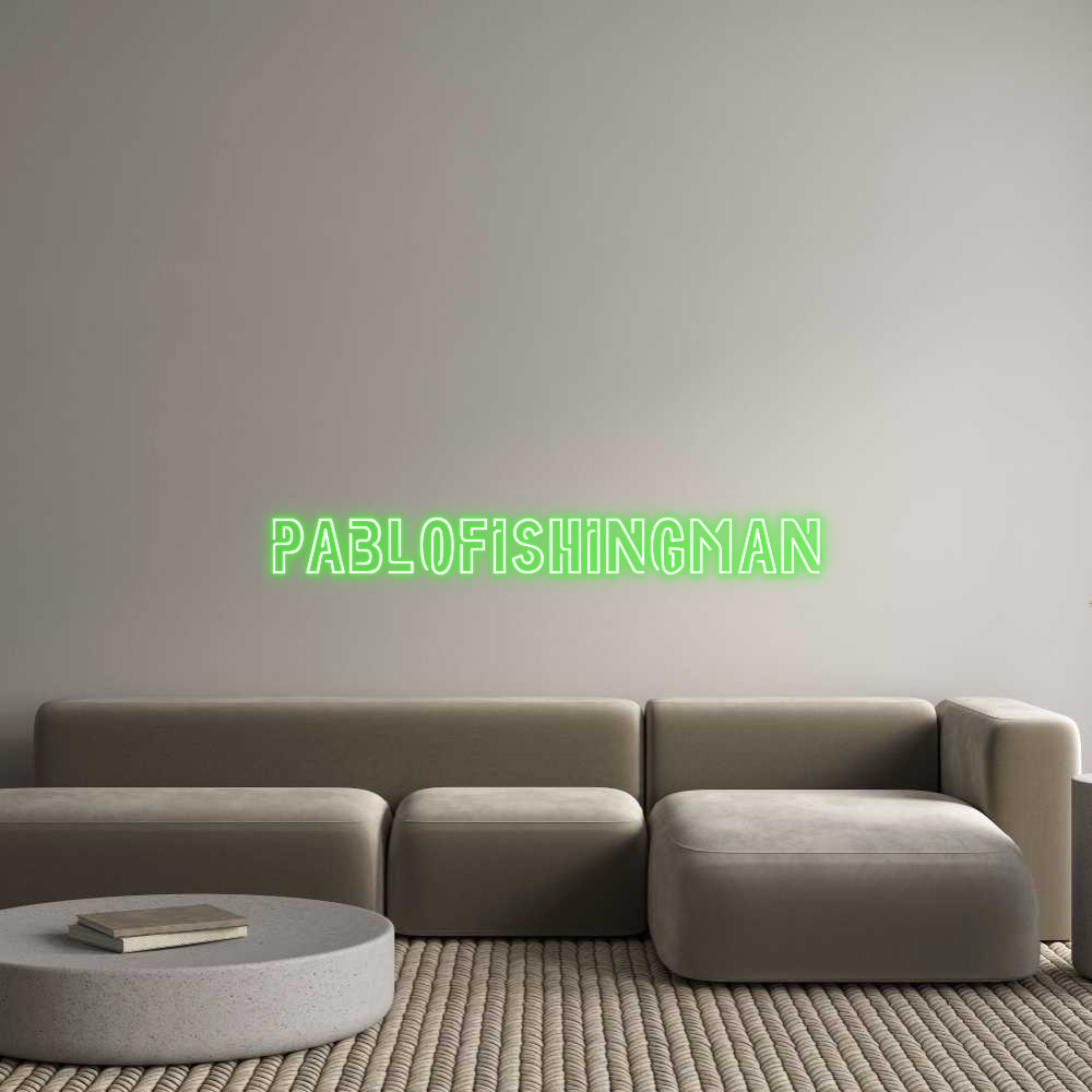 Custom Neon: PabloFishingMan