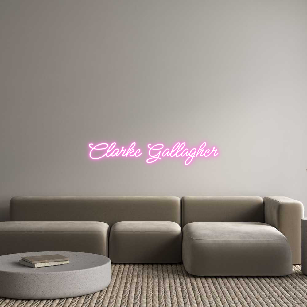 Custom Neon: Clarke Gallag...