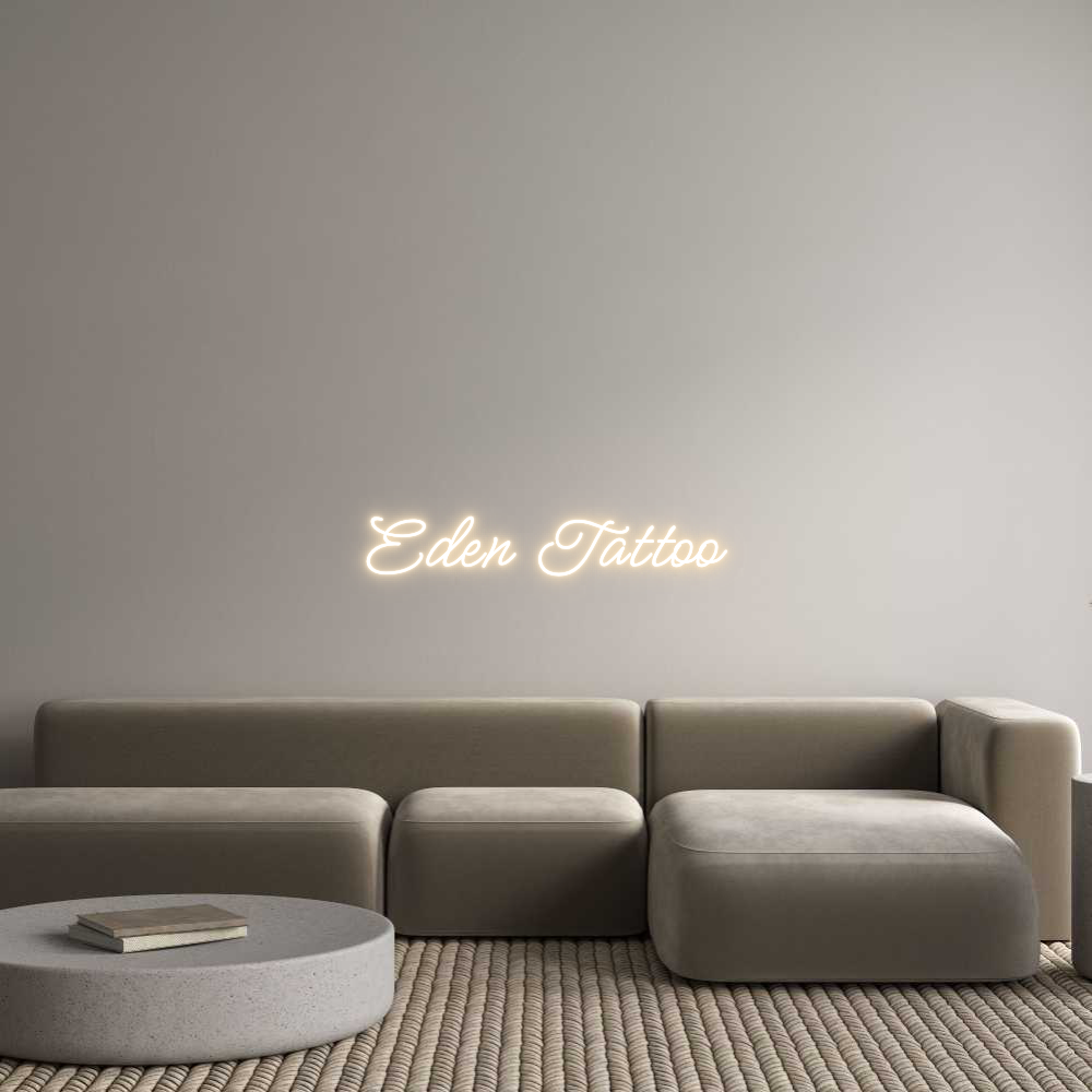 Custom Neon: Eden Tattoo