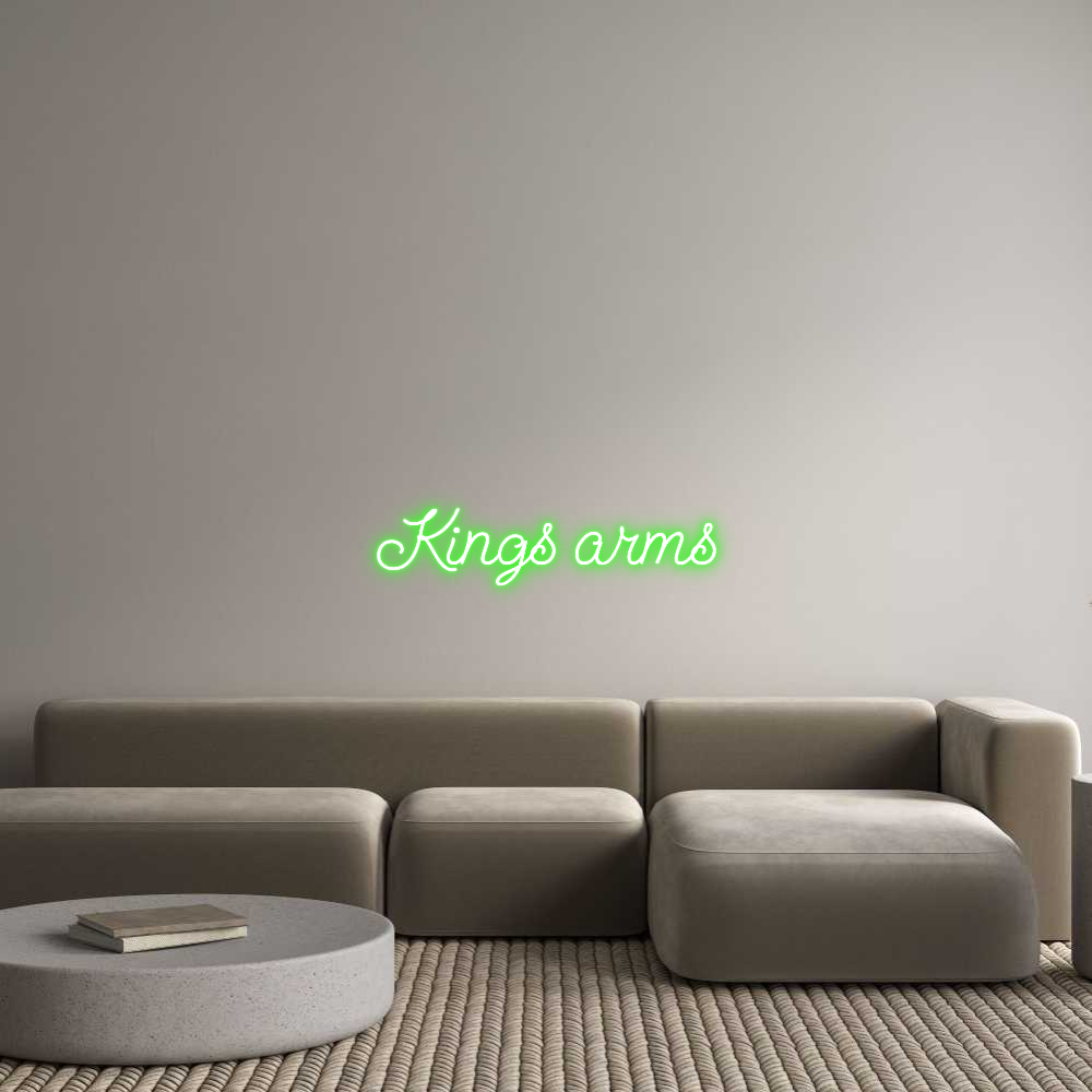 Custom Neon: Kings arms